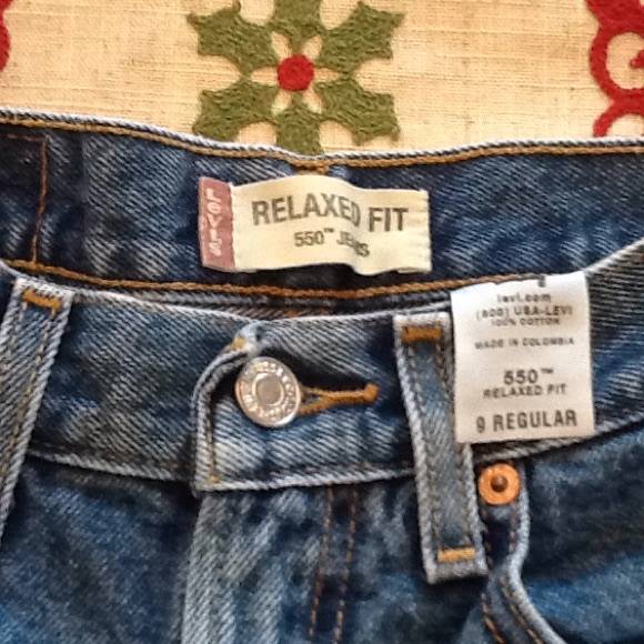 Levi Boys 550 Relaxed Jeans - Picture 3 of 8